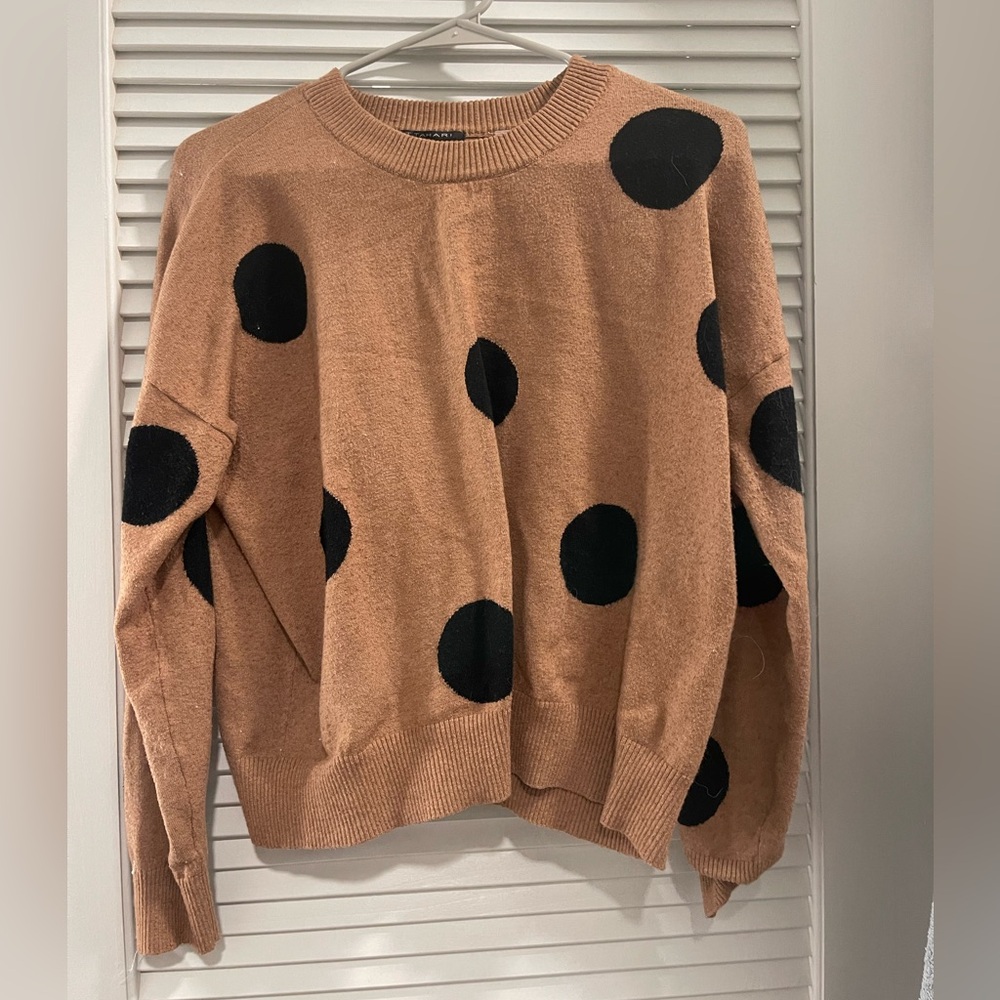 Polka dot sweater